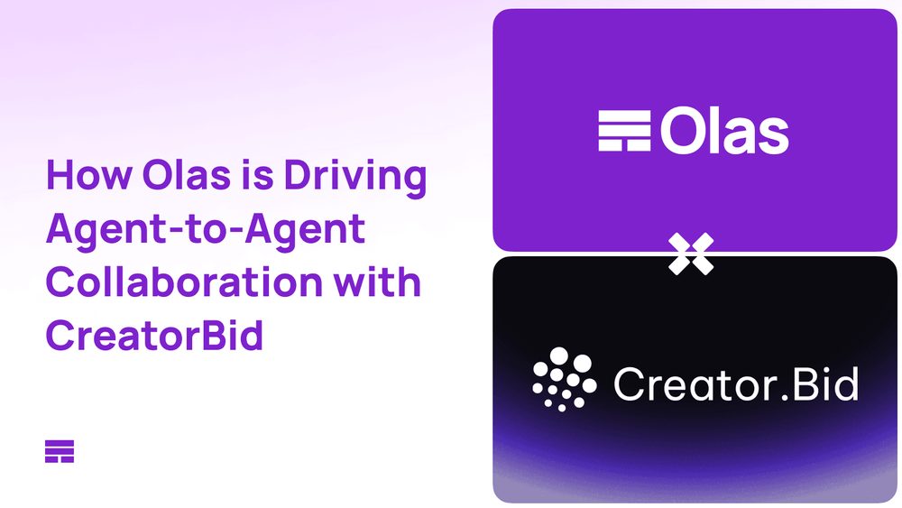 Olas and CreatorBid article cover